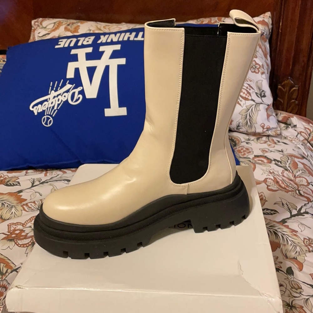 Tan boots